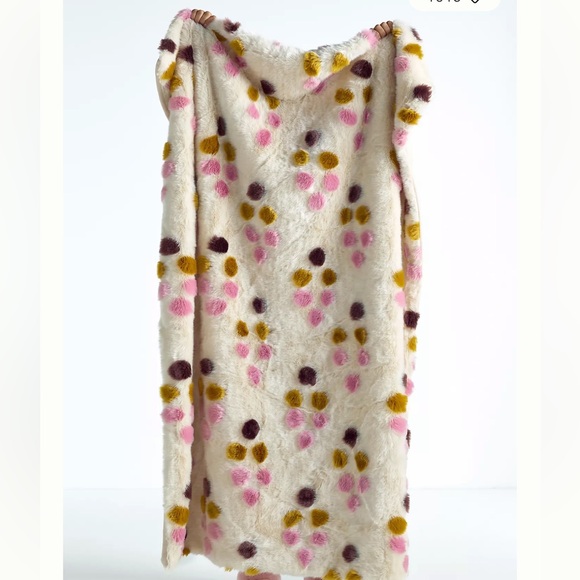 Dottie Jacquard Patterned Faux Fur Throw Blanket